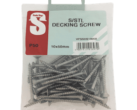 Build and Fix A2 Stainless Steel Decking Screw 10 x 50 mm