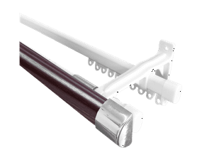 Double Rod and Track Mahogany 33 x 3000 mm