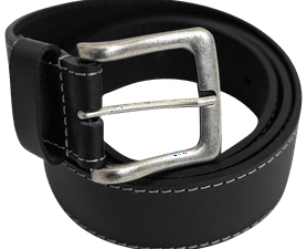 Beck Bonded Leather Belt Black XL