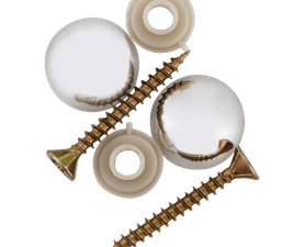 Build and Fix Mirror Screws Dome 2 Pack