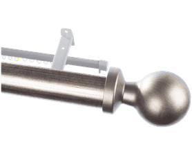Finishing Touches Rod and Track Pole Set Ball Silver 3000 x 63 x 3020 mm