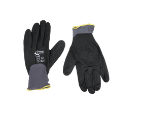 Hennox G108 Pu Fully Coated Glove Black and Grey Size10
