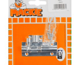 Mackie Barrel Bolt Straight Chrome Plated 64 mm