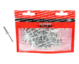 Rutherford 50 x Large Flange Aluminium Rivets 24 x 4.8 mm