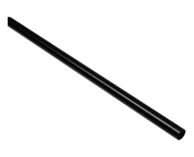 Gothic Curtain Rod Black 22 mm x 3.0 m Steel Decorative Window Pole