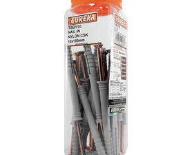 Eureka 10 x 100 mm Nail In Nylon Csk Q25