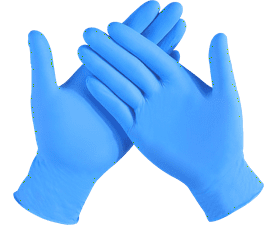 Medspot Health Powder Free Nitrile Gloves Blue Extra Large