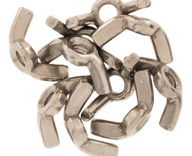 Build and Fix 10 x M6 Stainless Steel Wing Nuts