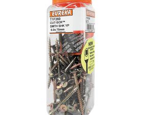 Eureka 6 x 75 mm Cut-Screw Smooth Shank Yp Q75