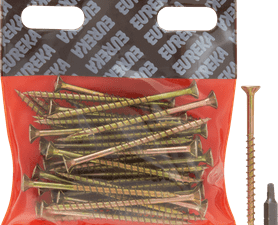 Eureka 1FE80U 5 x 75 mm Cut Screw Smooth Shank 30 Pack