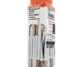 Eureka 8 x 100 mm Nail In White Rimmed Q45