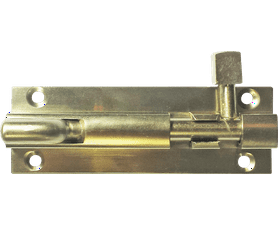 Euro Brass Bolt Necked H/D Satin Nickel 100 x 32 mm