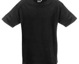 Beck Cotton Crew Neck T-Shirt Black Extra L