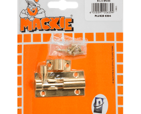 Mackie Barrel Bolt Straight Brass 50 mm