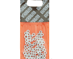 Eureka 3 mm Galvanised Hex Nut 50 Pack