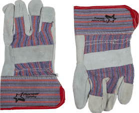 Pioneer G005 Candy Stripe Leather Glove Grey