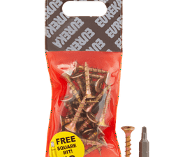 Eureka 1FD10U 5 x 25 mm Cut Screw Full Thread 25 Pack