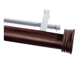 Finishing Touches Rod and Track Pole End Cap Auburn 2500 x 63 x 2520 mm