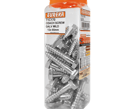 Eureka 12 x 65 mm Coach Screw Q30 Galvanised Mild