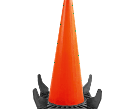 Reflect-O-Site Reflective Site Rebound Safety Cone 750 mm