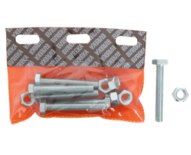 Eureka Galvanised Hex Screw and Nut Set 12 x 75 mm