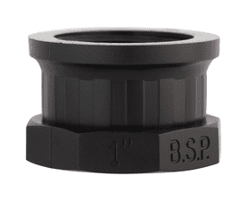 Emjay Poly Female Threaded End Plug Black 25 mm