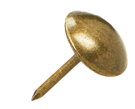 Build and Fix BW-DN-BRP-100G Bronze Plated Decor Nails