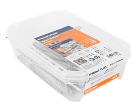 Rawlplug 25 x Hammer in Plugs and CSK Screws Silver 8 x 80 mm