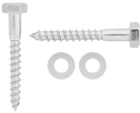 Fischer Metal Coach Screws M10 x 75