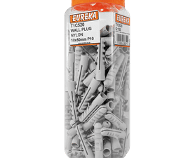 Eureka 10 x 50 mm Wall Plug Q100 P10 Nylon