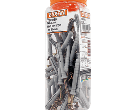 Eureka 8 x 60 mm Nail In Nylon Csk Q60