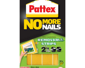 Pattex No More Nails Removable Mounting Strips 2 kg