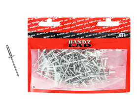 Rutherford 100 x Large Flange Aluminium Rivets 15 x 4 mm