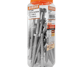 Eureka 10 x 100 mm Coach Screw Q30 Galvanised Mild