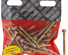 Eureka 30 x Tek Hex Screws 5.5 x 50 mm