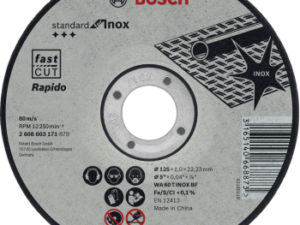 Bosch Cutting Disc  Metal Straight Rapido 115x22.23