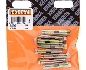 Eureka 8 x Sleeve Anchors 8 x 40 mm
