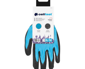 Cellfast CF92-002 Gardening and Soil Gloves Blue/Black 8/M