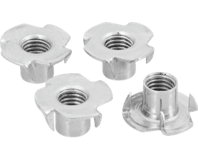 RJK Threaded Nut M10 Steel 4 Pack