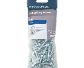 Rawlplug 100 x Self Drilling Screws with Washer 32 x 5.5 mm
