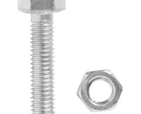 Build and Fix BP-SETN0625-20 20 x Hex Bolts and Nuts Set 6 x 25 mm
