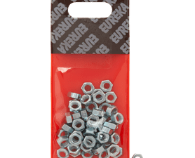 Eureka 5 mm Zinc Plated Hex Nut 50 Pack