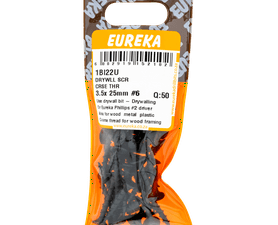 Eureka 50 x Coarse Thread Drywall Screws 3.5 x 25 mm