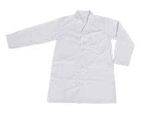 Beck Poly Cotton Long Sleeve Dust Coat White Size 38