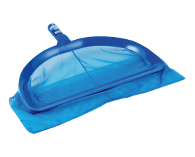 Bluechem Leaf Rake – Deep Net Pool Skimmer for Manual Debris Removal Bolt-On or Quick Connect