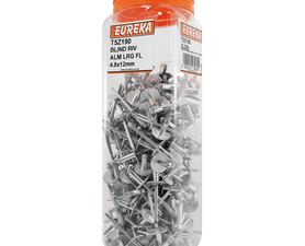 Eureka 200 x Aluminium Large Flange Blind Rivets 4.8 x 12 mm