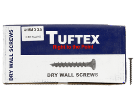 Tuftex 500 x Drywall Screws 3.5 x 41 mm