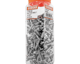 Eureka 200 x Gutter Bolt and Nuts 6 x 30 mm