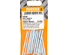 Eureka SM Countersunk Flat Head Mason Nails 50 mm