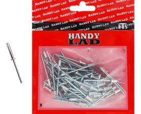 Rutherford 100 x Aluminium Blind Rivets 18 x 4 mm